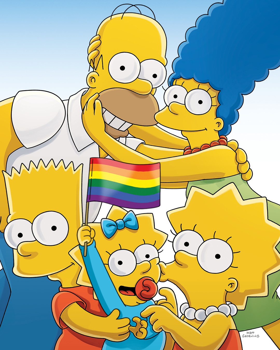 Simpson Family Photo of Pride